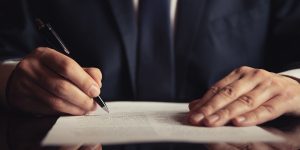 San Francisco expungement attorney reviewing legal documents for record clearing case.